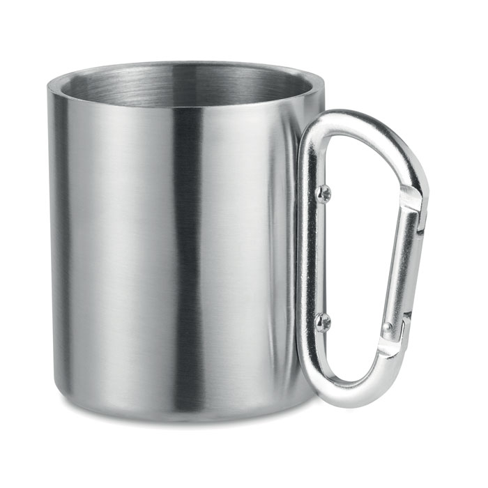 Mug publicitaire en inox 220 ml - TRUMBO silver mate